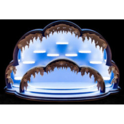 Beleuchtete Wolke ohne Figuren - 76x43x27 cm