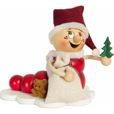Räucherwurm Weihnachts Rudi - 14 cm