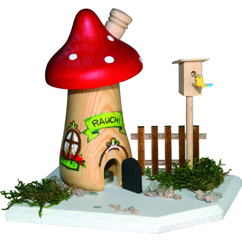 Handicraft Set - Smoker - Mushroom - 12 cm / 4.7 inch
