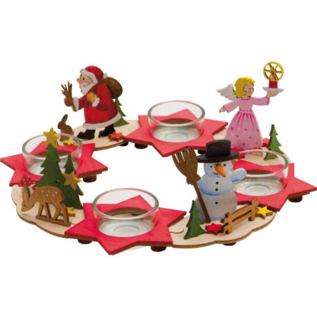 Bastelset Adventskranz - 8 cm