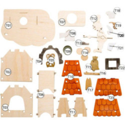 Bastelset Räucherkerzenbackofen - 12 cm