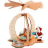 Bastelset 1-stöckige Pyramide mit Pinguinen - 18 cm