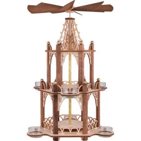 Handicraft Set - 2-Tier Pyramid - without Figurines - 41 cm / 16.1 inch