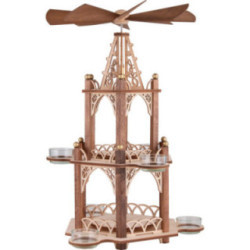 Bastelset 2-stöckige Pyramide unbestückt - 41 cm