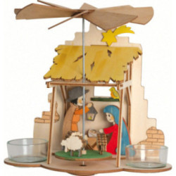 Handicraft Set - 1-Tier Wall Pyramid - Nativity - 18 cm / 7.1 inch