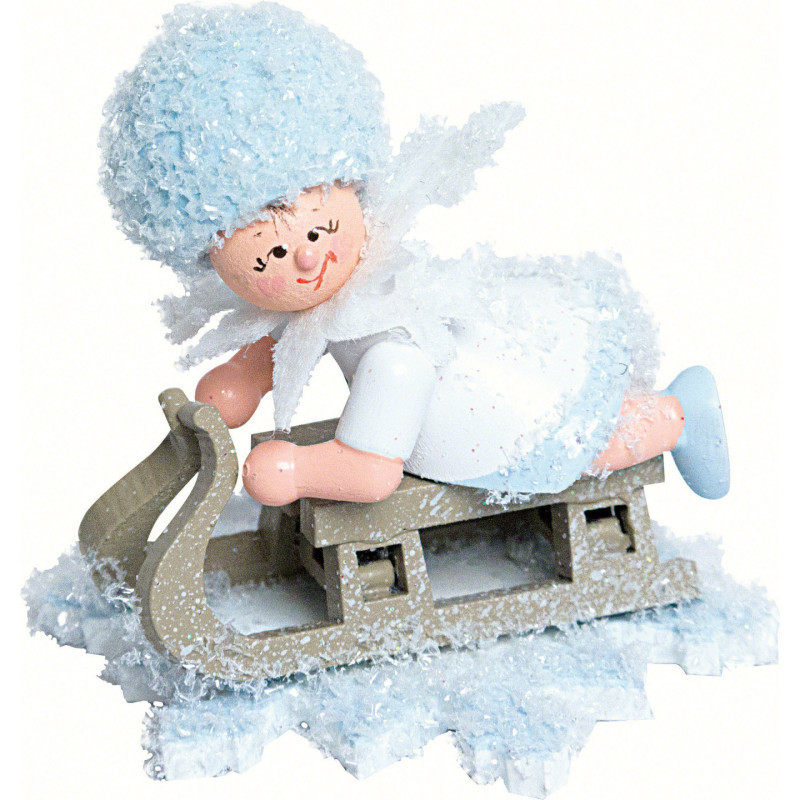 Snowflake with Sleigh - 5 cm / 2 inch