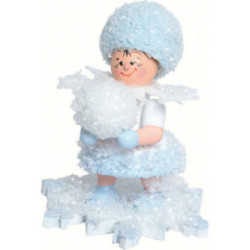 Snowflake with Snow Globe - 5 cm / 2 inch