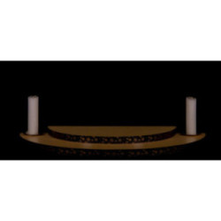 Wolke für Konzertengel 2-stufig - 27,5x12,5 cm