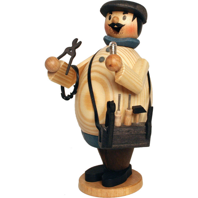 Räuchermännchen Elektriker Max - 16 cm