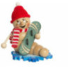 Räucherwurm Snowboard Rudi - 14 cm