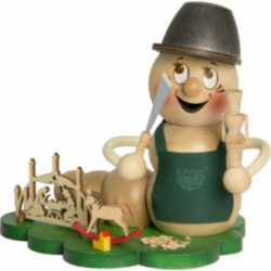 Räucherwurm Drehwurm Rudi - 14 cm