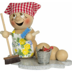 Räucherwurm Putzwurm Rosi - 14 cm