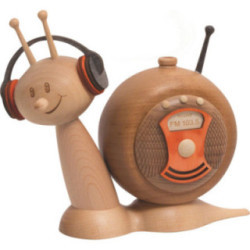 Räucherschnecke Sunny Radioschnecke - 16 cm