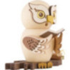 Smoker - Owl with Books - 15 cm / 5.9 inch