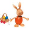 Stupsi Hase mit Eierwagen - 12 cm