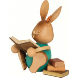 Stupsi Hase mit Büchern - 12 cm