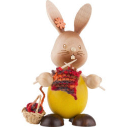 Stupsi Hase mit Strickzeug - 12 cm