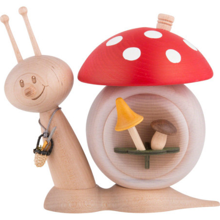 Smoker - Snail Sunny Mushroom Snail - 16 cm / 6.3 inch