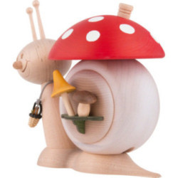 Smoker - Snail Sunny Mushroom Snail - 16 cm / 6.3 inch
