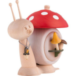 Smoker - Snail Sunny Mushroom Snail - 16 cm / 6.3 inch