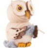 Mini Owl with Knitting - 7 cm / 2.8 inch