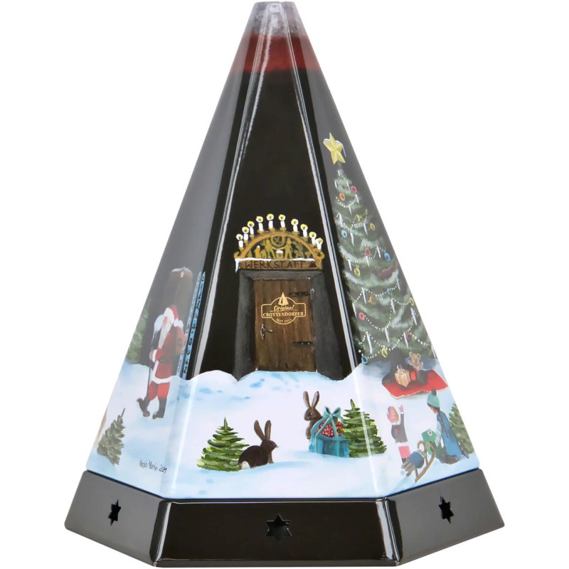 Metall-Räucherpyramide - 13,7 cm