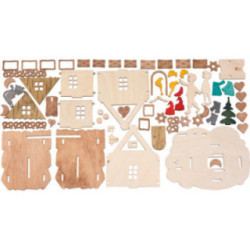 Bastelset Spardose Hänsel & Gretel - 12 cm