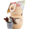 Mini Owl Painter - 7 cm / 2.8 inch