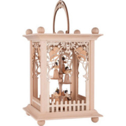 Pyramidenlaterne Glocken und Engel - 38 cm