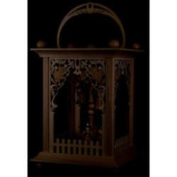 Pyramidenlaterne Glocken und Engel - 38 cm