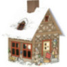 Metal Smoking Hut - "Mulled Wine Cabin" - 9,8 cm / 3.9 inch