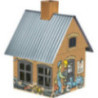 Metal Smoking Hut - "Car Workshop" - 9,8 cm / 3.9 inch