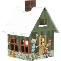 Metal Smoking Hut - "Manufactory of Stars" - 9,8 cm / 3.9 inch