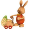 Stupsi Hase mit Kinderwagen - 12 cm