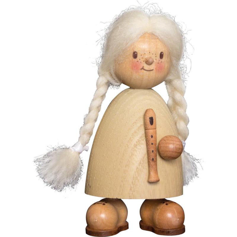 Finja with Flute - 9 cm / 3.5 inch