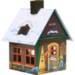 Metal Smoking Hut - "Incense Cones Land" - 9,8 cm / 3.9 inch