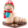 Räucherwurm Weihnachtsmarkt-Rudi - 14 cm