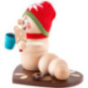 Räucherwurm Weihnachtsmarkt-Rudi - 14 cm