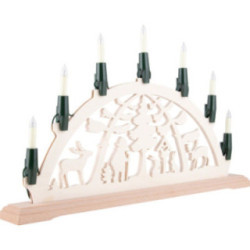 NARVA Candle Arch Chain with 7 Small Shaft Bulbs