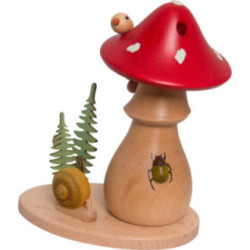 Smoker - Toadstool - 14 cm / 5.5 inch