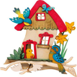 Bastelset Vogelhaus - 17 cm