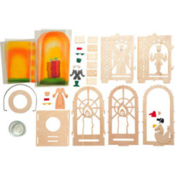 Handicraft Set - Lantern - Ore Mountains - 18 cm / 7.1 inch