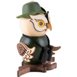 Räuchereule Jäger - 15 cm