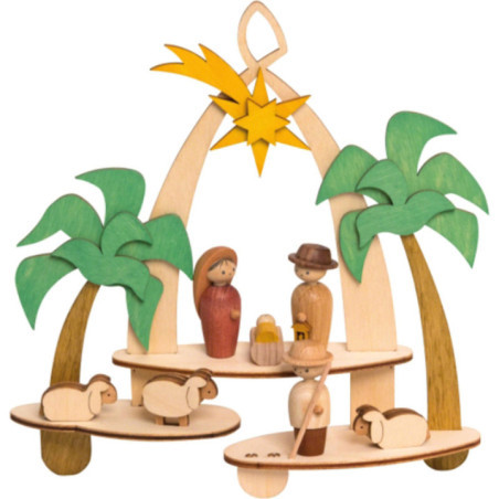 Handicraft Set - Window Picture - Nativity - 18 cm / 7.1 inch