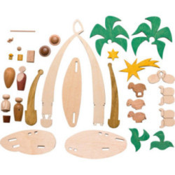 Handicraft Set - Window Picture - Nativity - 18 cm / 7.1 inch