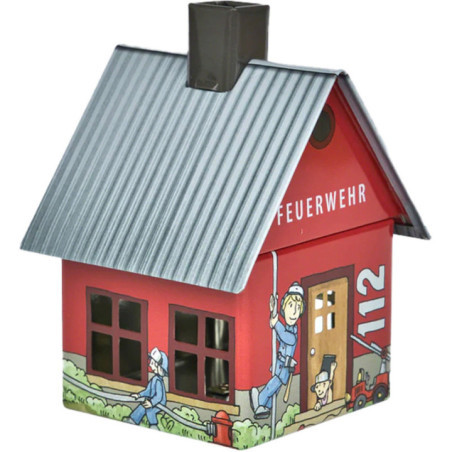 Metall-Räucherhaus "Feuerwehr" - 9,8 cm