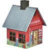Metall-Räucherhaus "Feuerwehr" - 9,8 cm