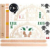 Handicraft Set - Candle Arch - Ore Mountains - 40x20 cm / 15.7x7.9 inch