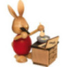 Snubby Bunny in Home Office - 12 cm / 4.7 inch