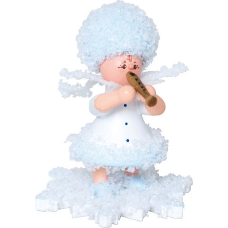 Snowflake with Flute - 5 cm / 2 inch